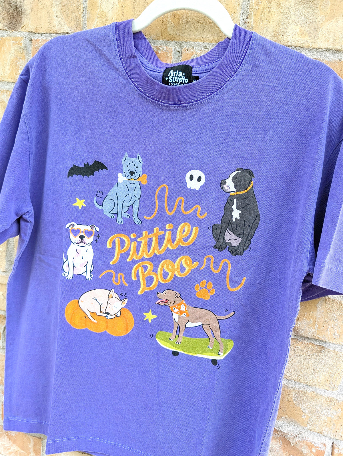 Pittie Pitbull Boo Halloween Shirt