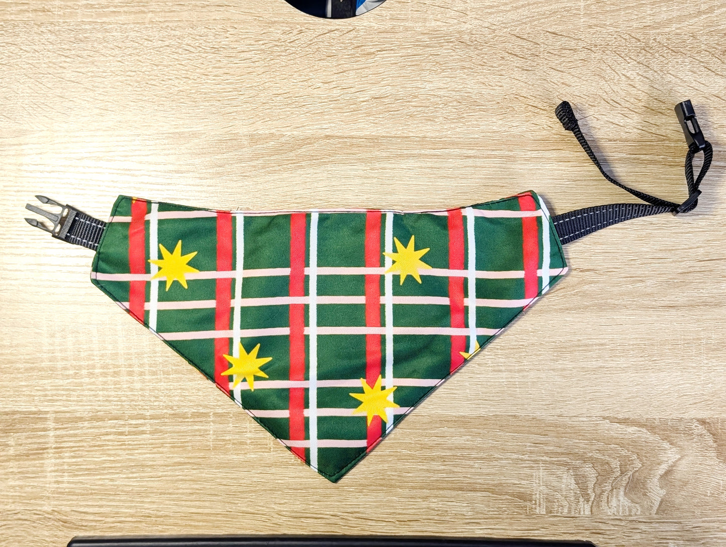 Christmas season Dog Bandana – Double-Sided, Waterproof, Adjustable Buckle