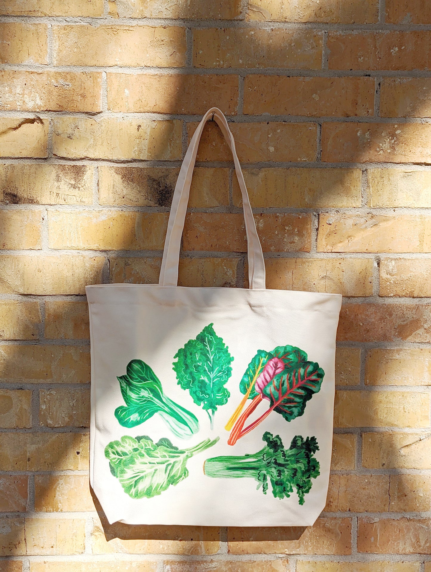 Veggies Illustration Tote Bag