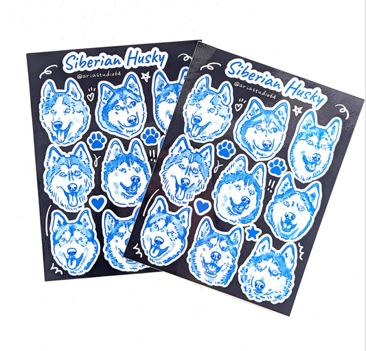 Siberian Husky Sheet