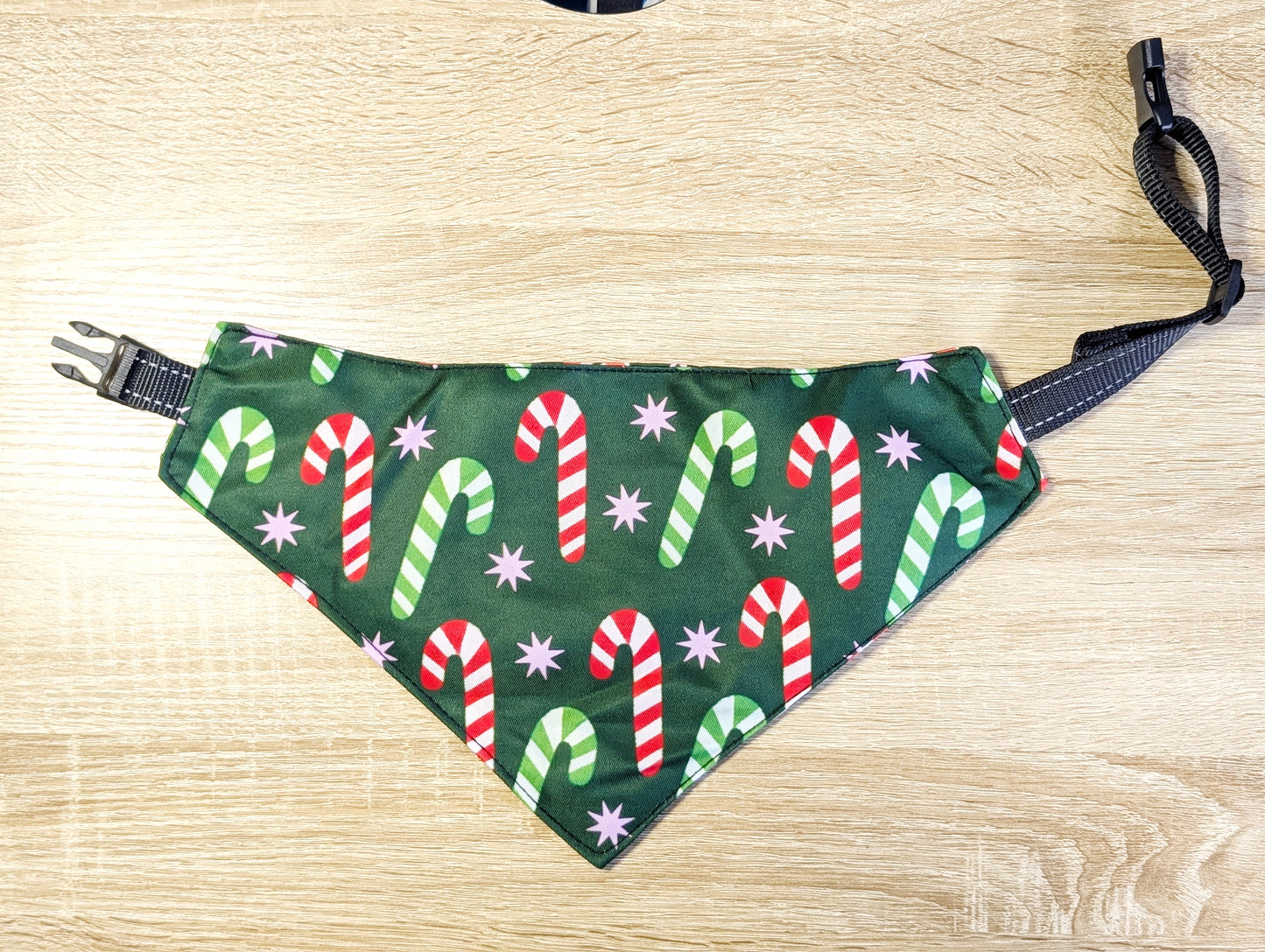 Christmas season Dog Bandana – Double-Sided, Waterproof, Adjustable Buckle