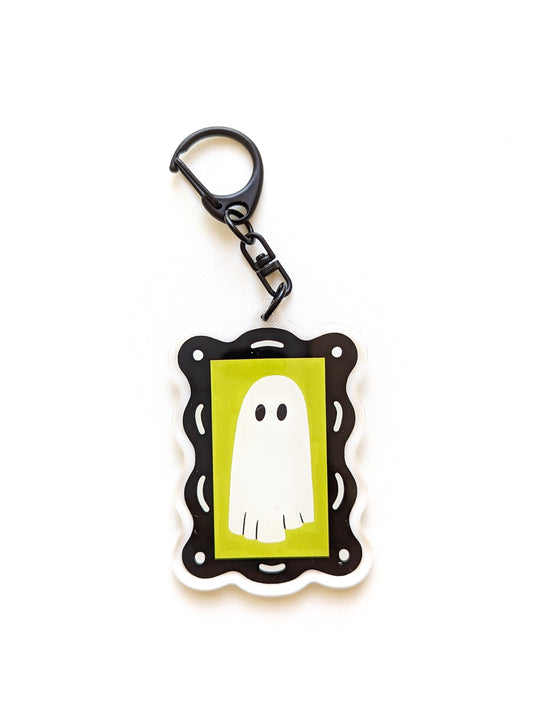 Ghost Mirror Acrylic Keychain