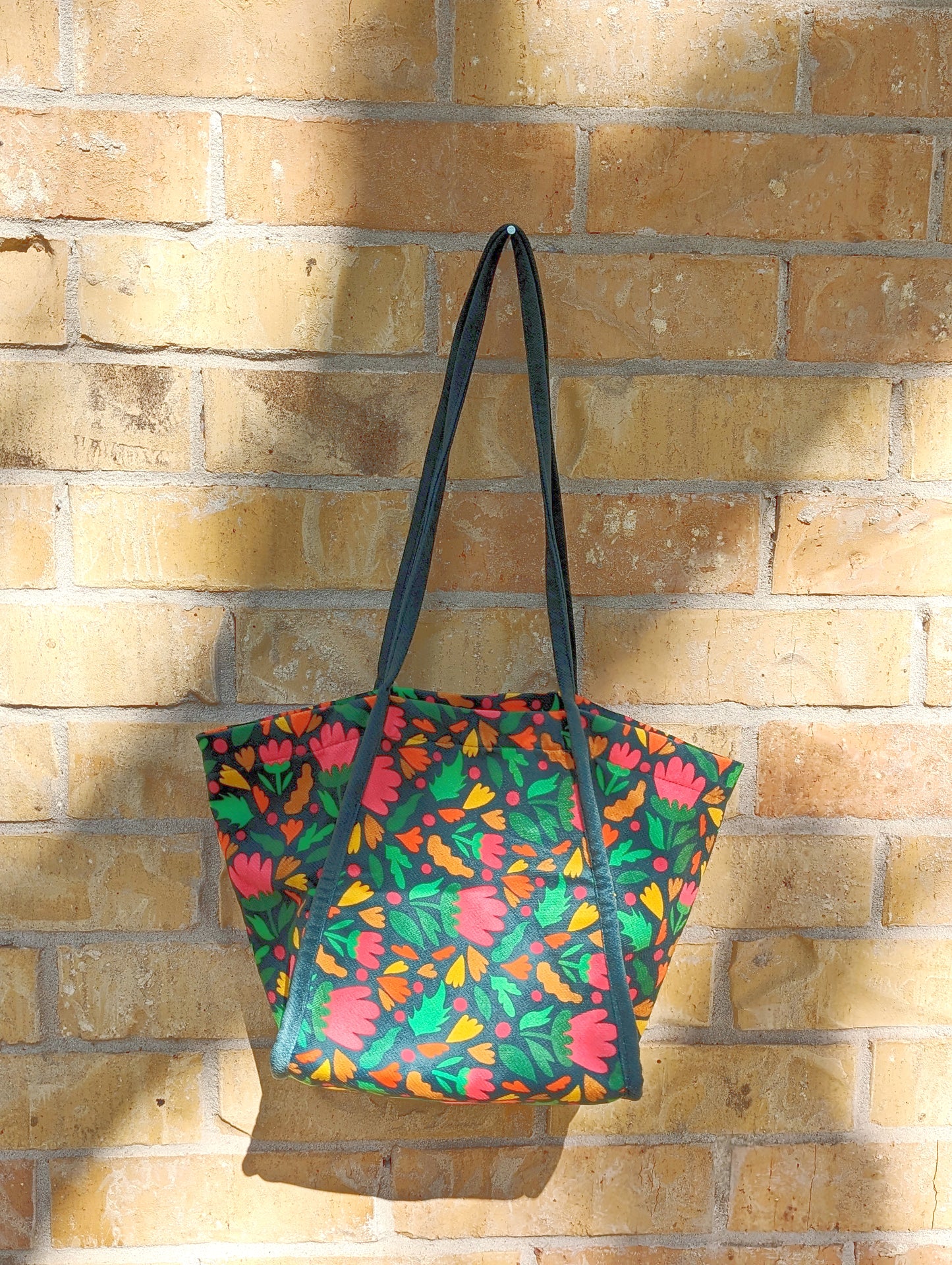 Flower Pattern Fortune Ingot Bag – Lucky Gold Ingot Pouch for Money & Good Fortune