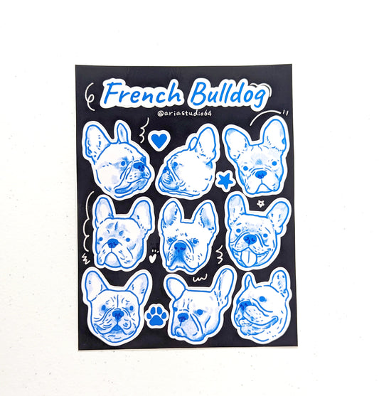 French Bulldog Sticker Sheet