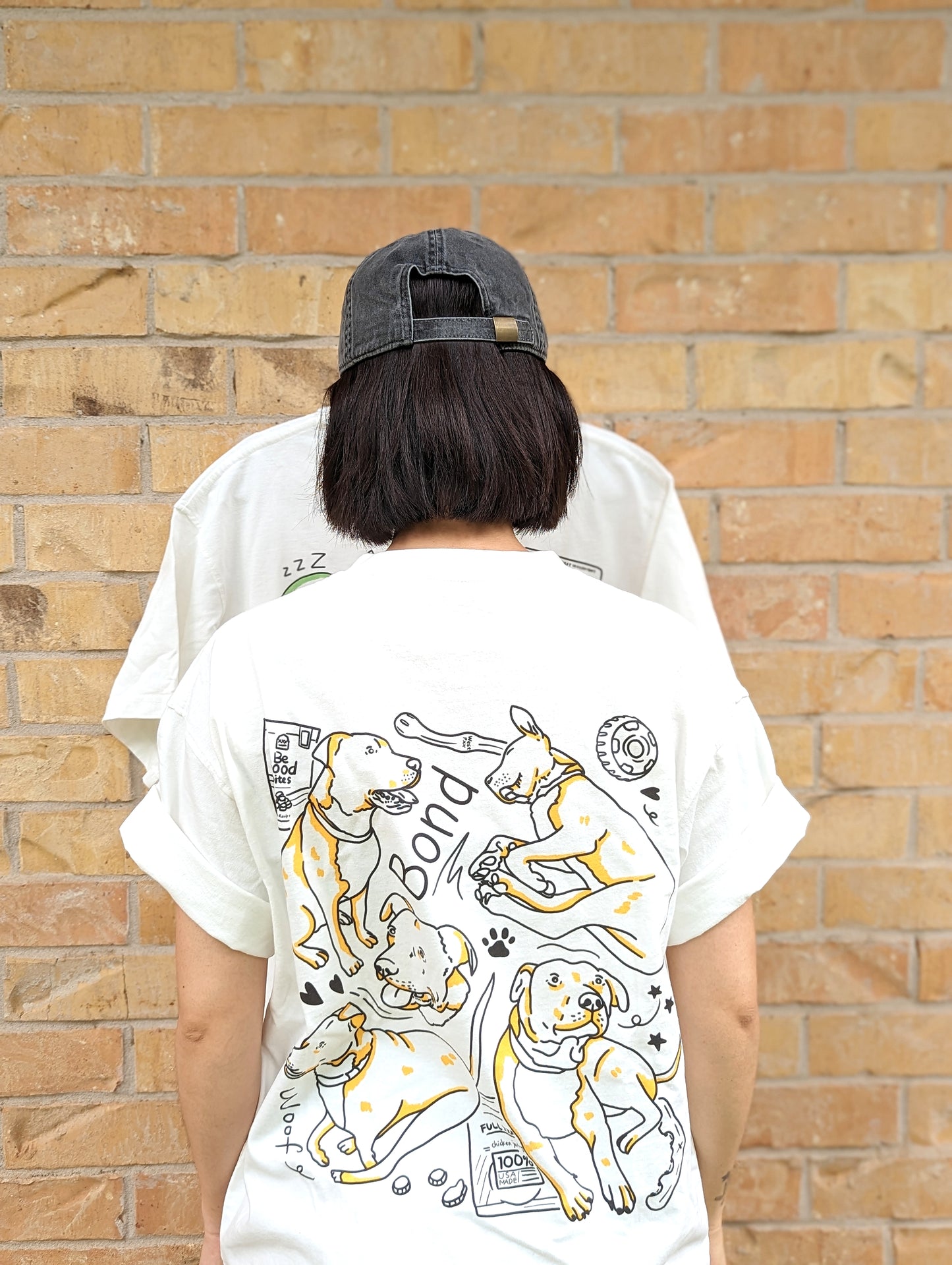 Custom Pet T-Shirt – Hand-Drawn Pet Illustration on Premium Tee