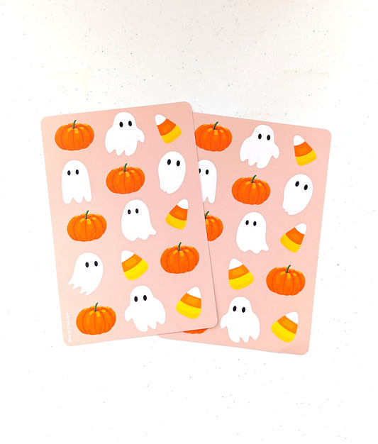 Halloween sticker sheet