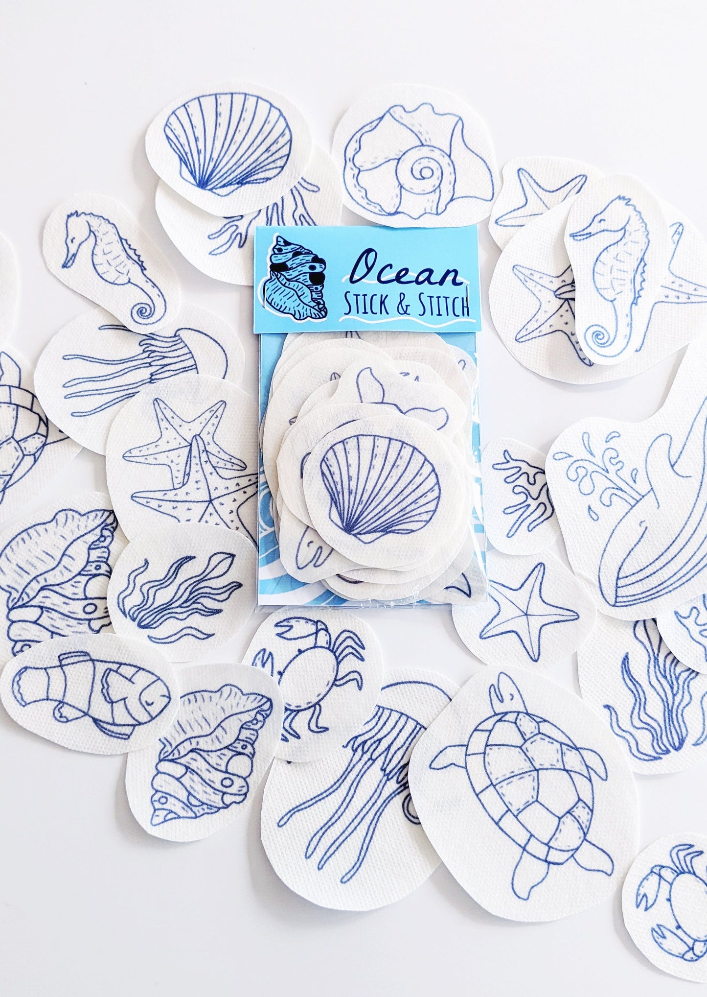 Ocean ( 13 crabs ) water soluble pattern