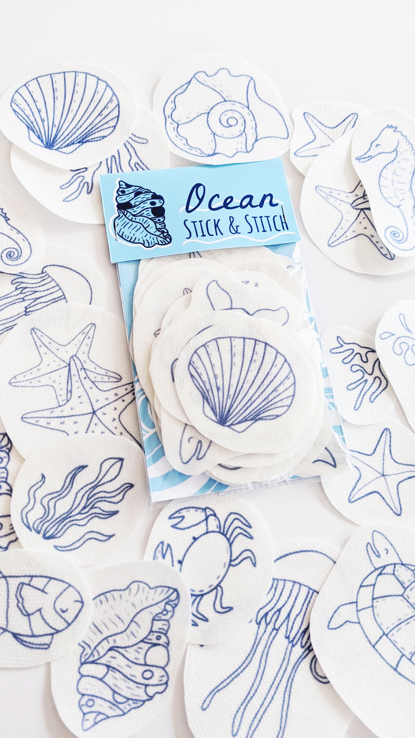 Ocean ( 13 crabs ) water soluble pattern